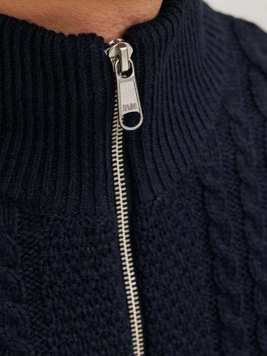 Immagine prodotto Jack & Jones Zip a quarto di dollaro monocolore Zip a quarto di dollaro (XL)