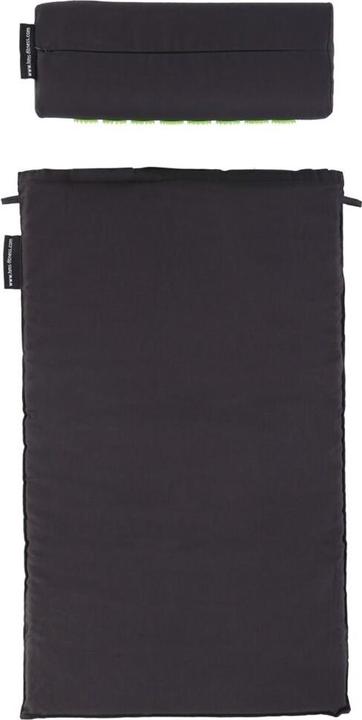 Actual product image HMS Masažinio akupresūros kilimėlio ir pagalvėlės rinkinys Premium AKM03, juodas