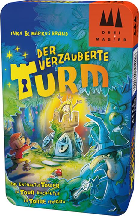 Actual product image Drei Magier Spiele The enchanted tower (metal box) (German, French, English)