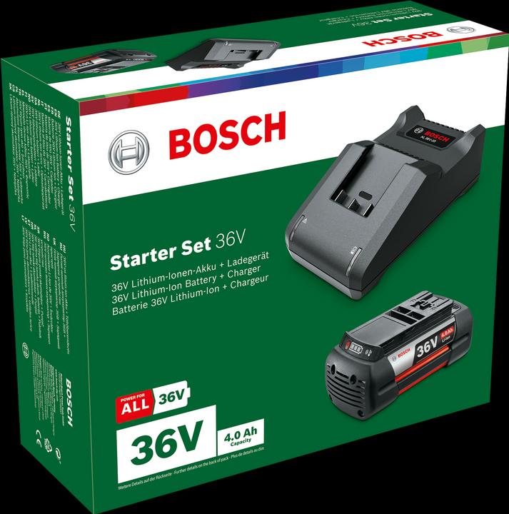 Produktbild Bosch Home & Garden Starter-Set GBA 36V (1x4,0Ah) + AL 36V-20 (36 V)
