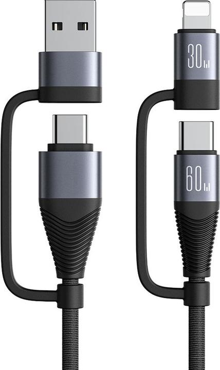 Nextbatt 4 in 1 fast charging cable 60W multifunctional