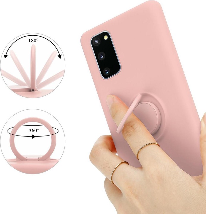 Immagine prodotto Cadorabo Custodia in silicone TPU Liquid Ring Cover (Samsung Galaxy S20 FE)
