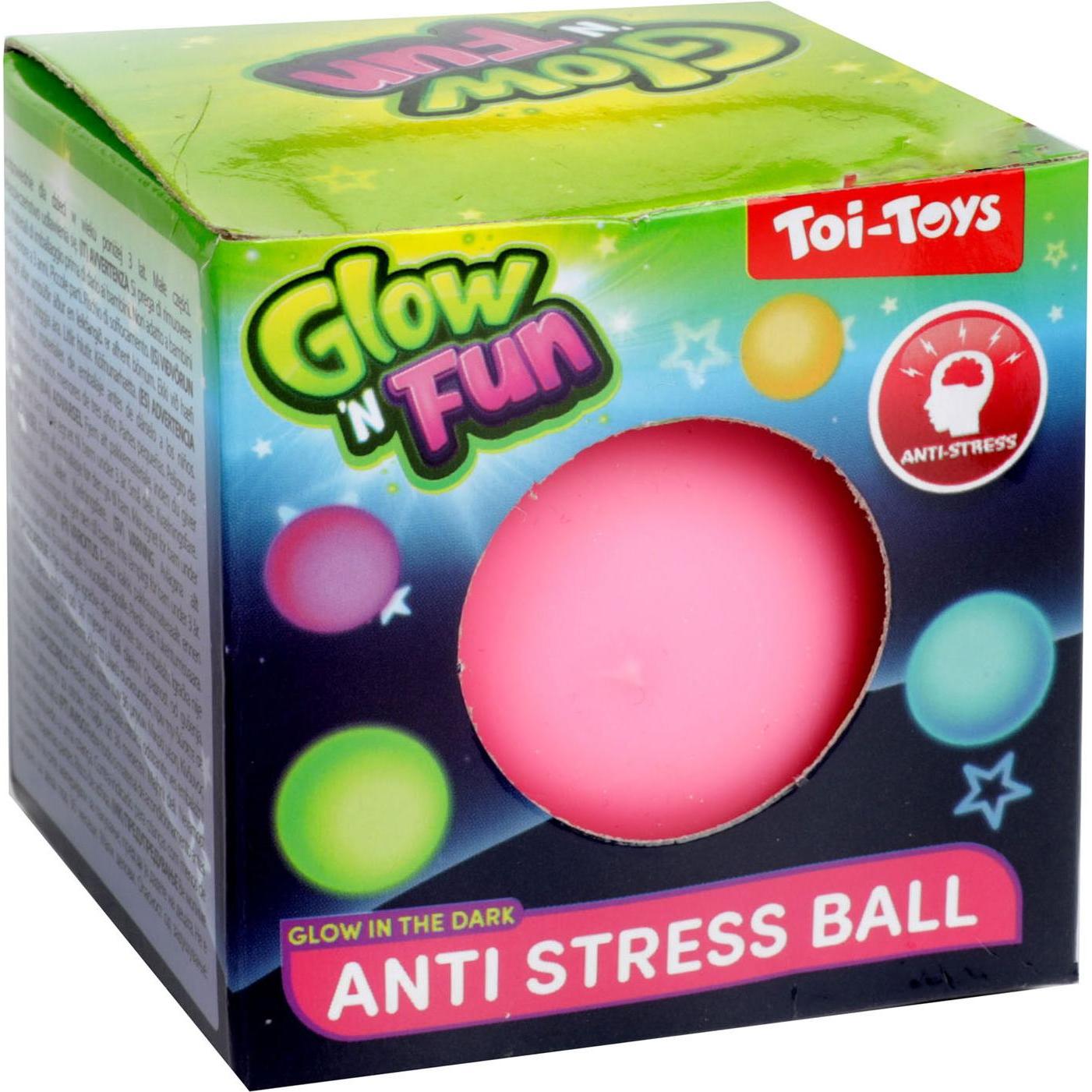 Toi-Toys Palla antistress Glow N Fun, si illumina al buio