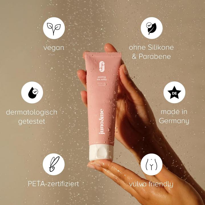 Immagine prodotto Juno & Me Peeling me softly - 'Intimate Pre-Shave Peeling' (Sapone da barba)