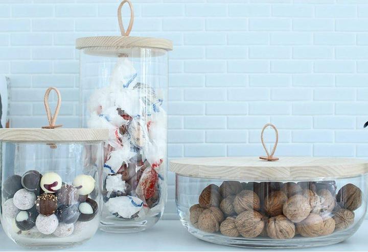Actual product image LSA Ivalo ash container & lid H11cm - clear (4.70 l)