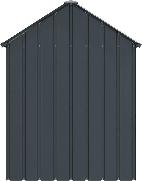 Actual product image vidaXL Aviary with extension anthracite 210x442x247 cm steel