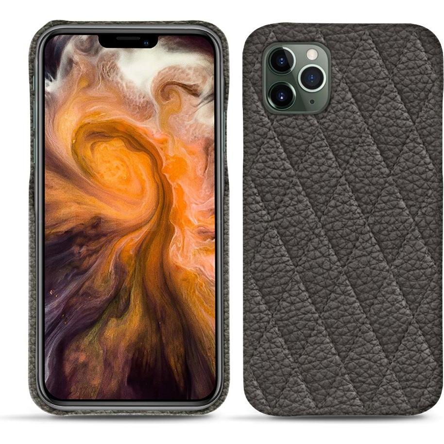 Noreve Lederschutzhülle (Apple iPhone 11 Pro Max), Smartphone Hülle, Grau