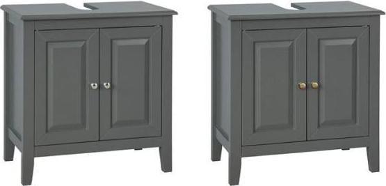 Actual product image SoBuy Vanity unit dark grey (60 x 30 x 62 cm)