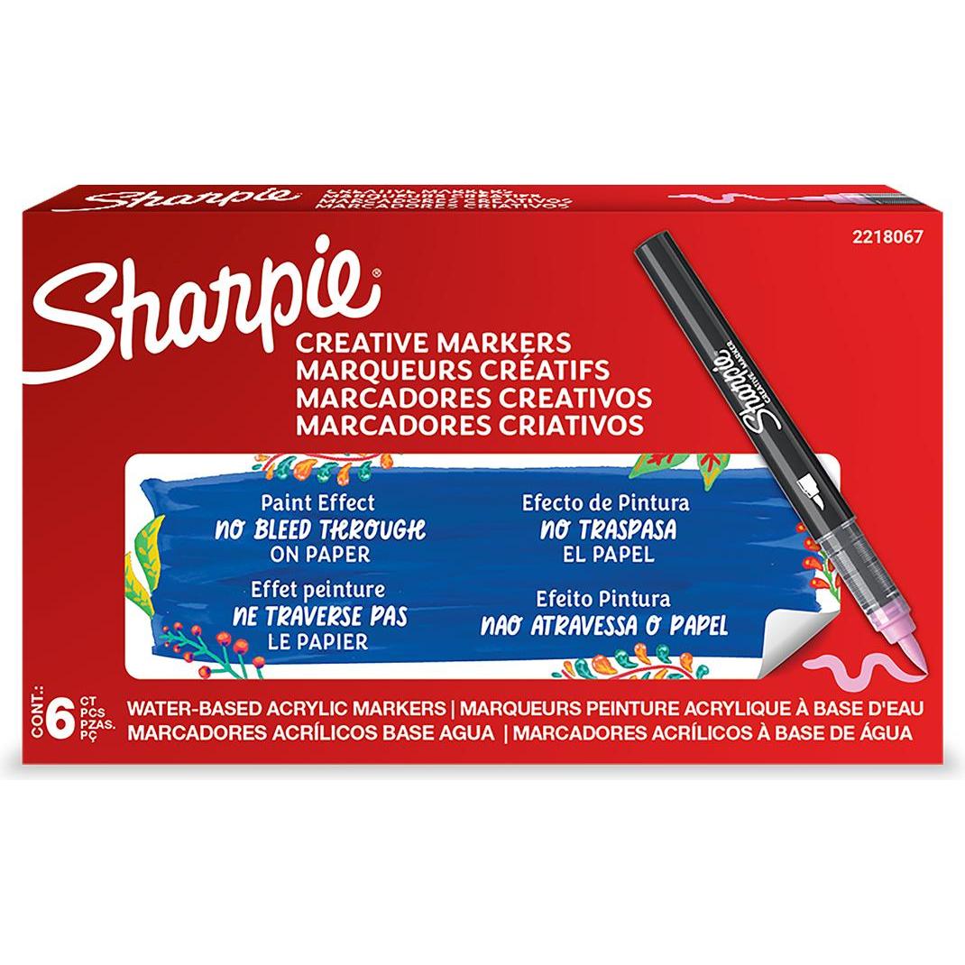 Sharpie, Evidenziatori, Kreativmarker Pinselspitze Acryl rosapink