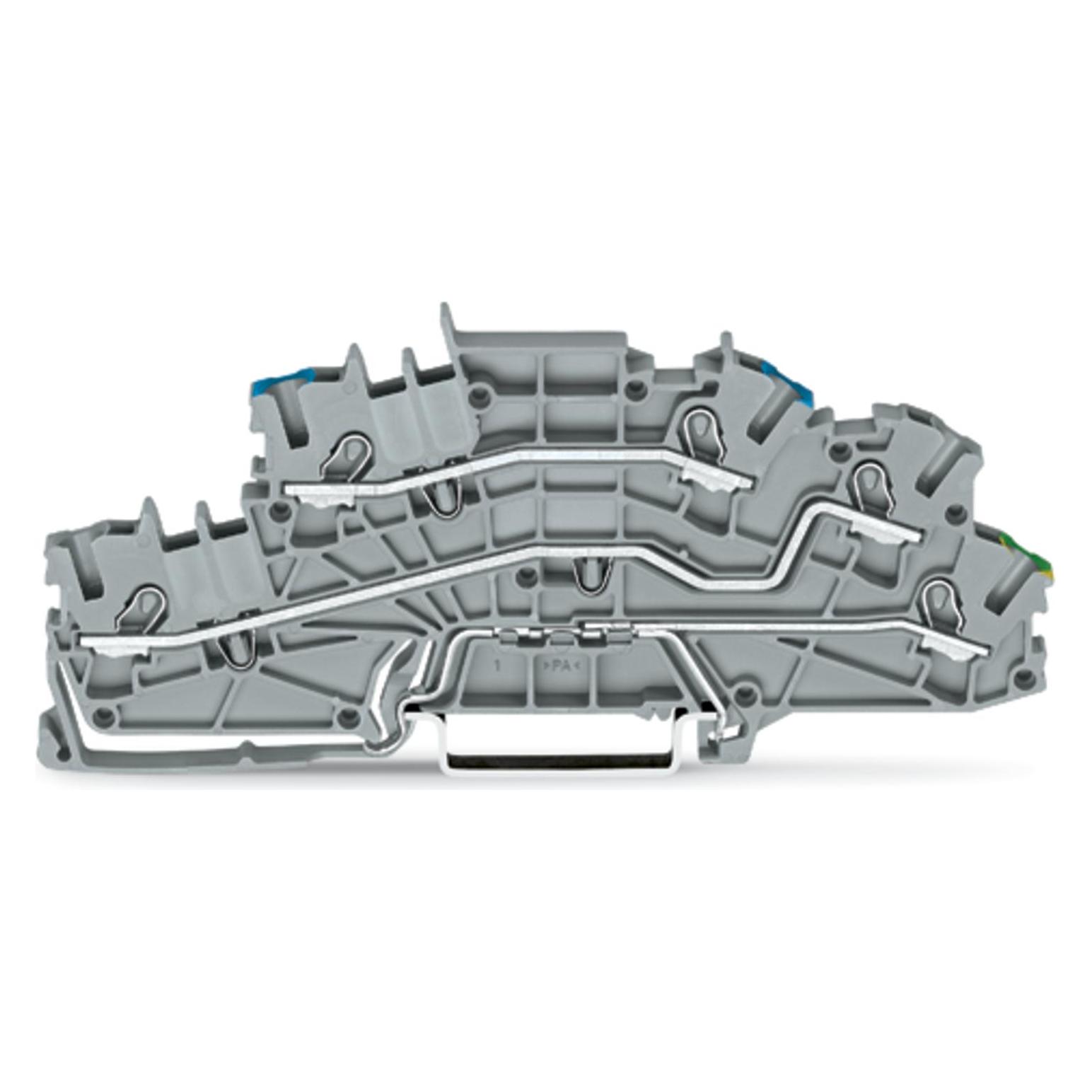 Wago Grigio Terminale A Pavimento Per L'installazione, Accessori Di Elettronica + Alloggiamento,