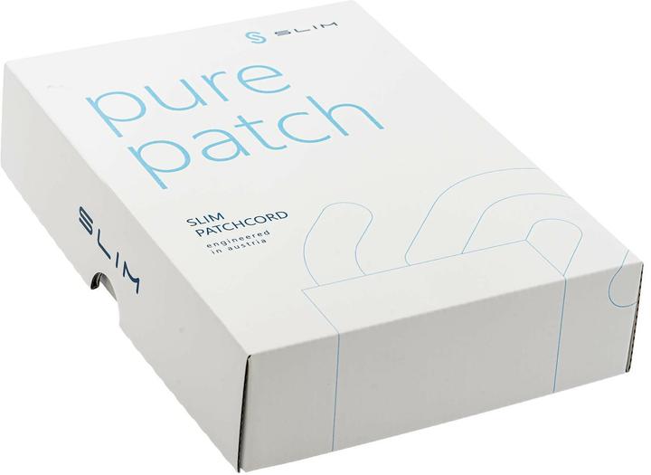 Immagine prodotto SLIM Cavo Slimpatch RJ-45, Cat 6A, U/FTP, 0,1 m, verde, confezione da 50 pezzi (U/FTP, CAT6a, 0.10 m)