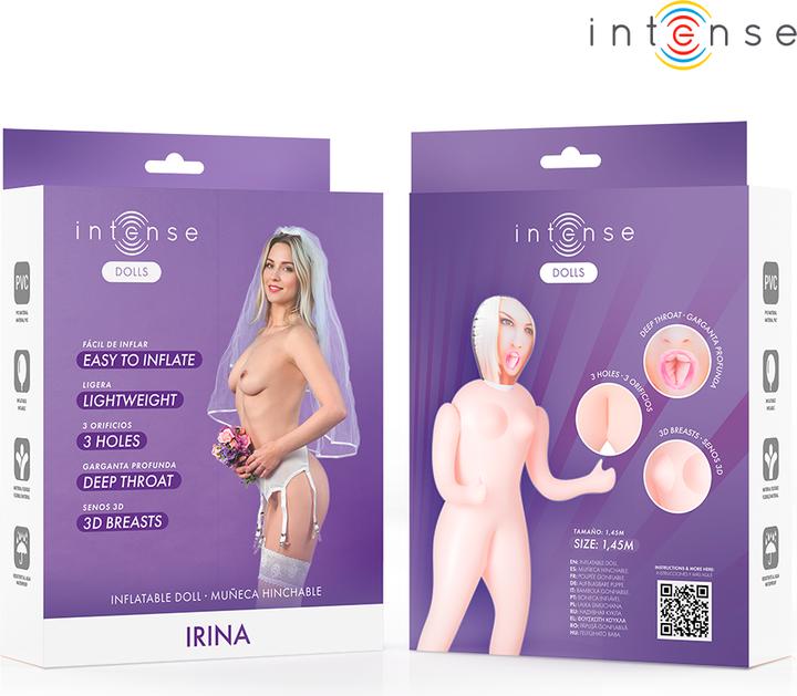 Produktbild Intense Dolls - Irina Aufblasbare Puppe Mit Drei ã–Ffnungen