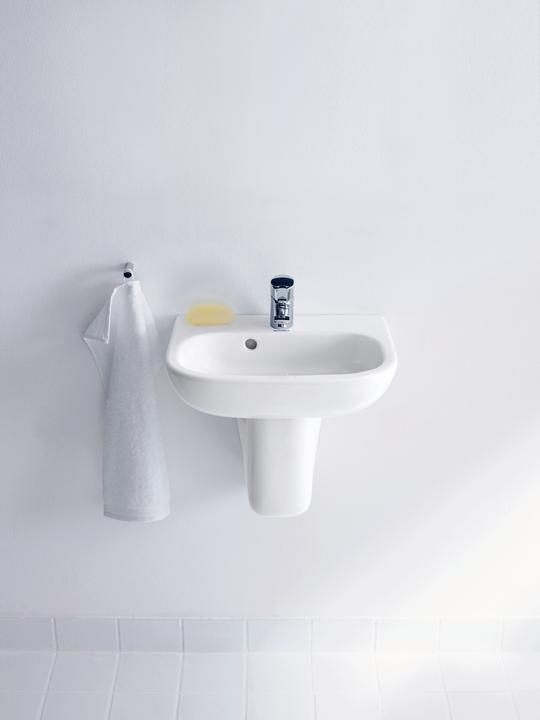 Produktbild Duravit Handwaschbecken D-Code 45 cm wei 0705450000 (340 mm, 450 mm)