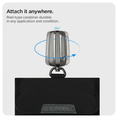 Actual product image Spigen Klatka Faradaya Pouch Keyless RFID signal blocker black