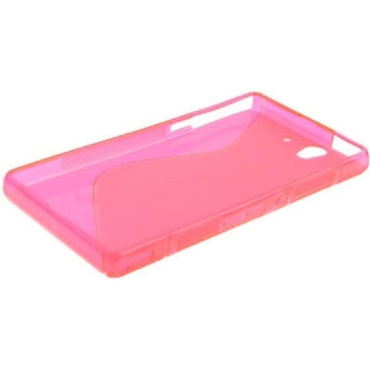 Thumbnail - König Design Schutzhülle TPU Case für Handy Sony Xperia Z L36h (Sony Xperia Z), Smartphone Hülle, Rosa