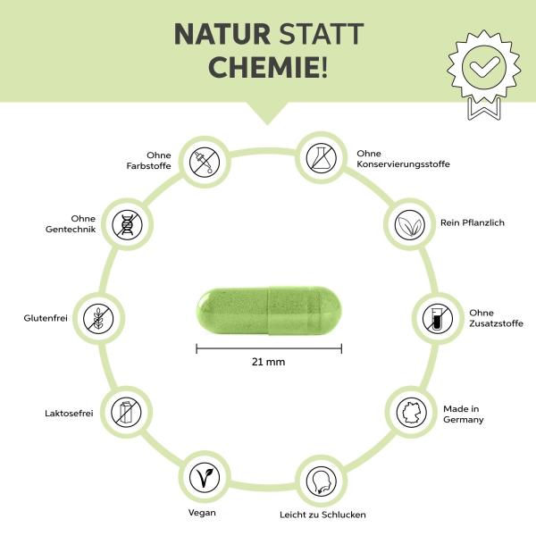 Image du produit Eltabia Gélules d'herbe de blé bio 100 (100 pièce(s), Capsules)