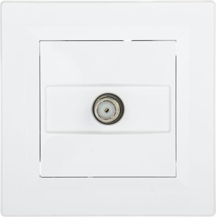 Schneider Electric Asfora Sat-Anschlussdose 1dB weiss (EPH3700121) (Antennendose)