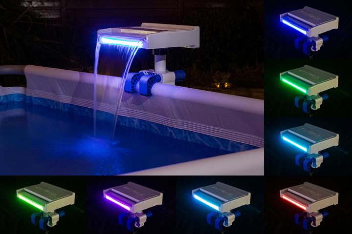 Actual product image Bestway LED waterfall