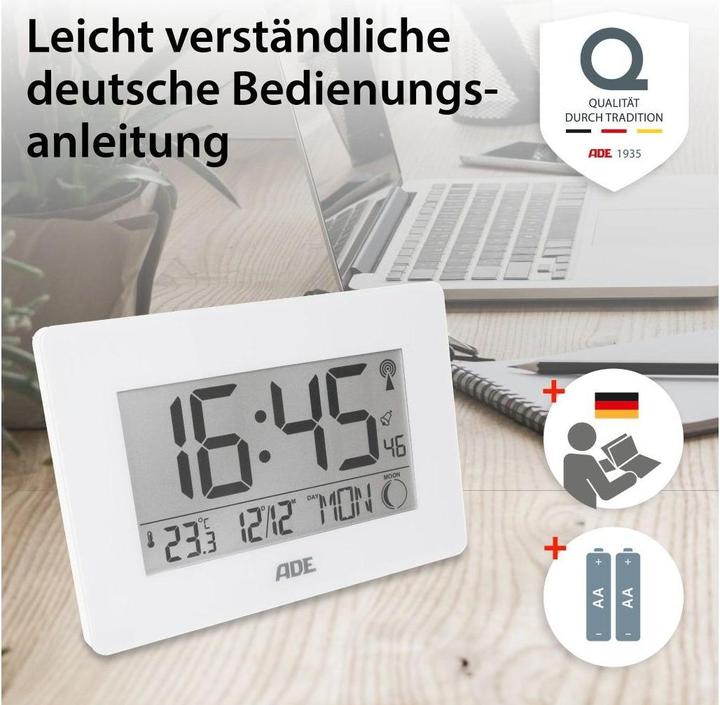 Produktbild ADE Funkuhr XXL-Ziffern