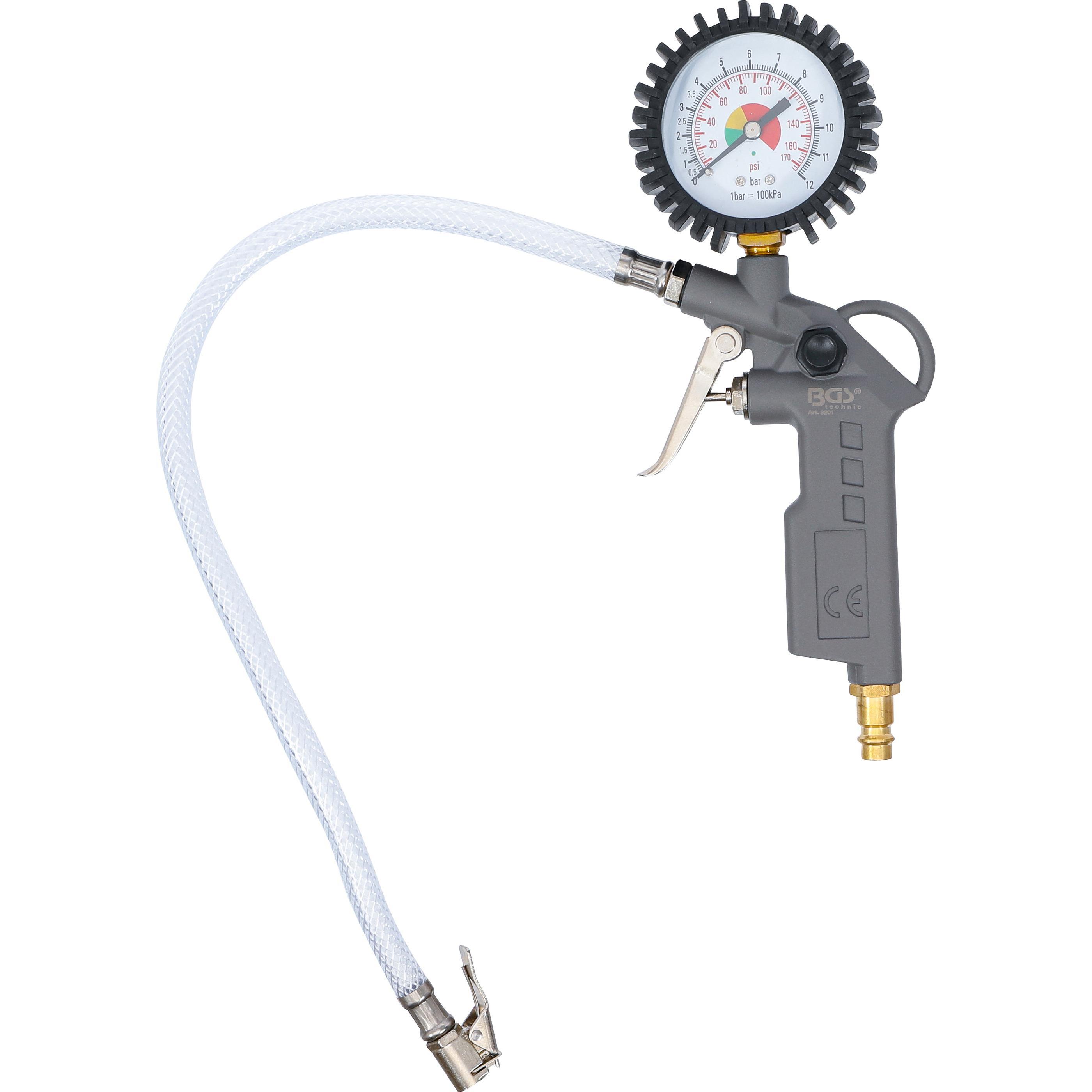 Thumbnail - BGS, Druckluftaufsatz, Druckluft-Reifenfüllpistole 0 - 8 bar