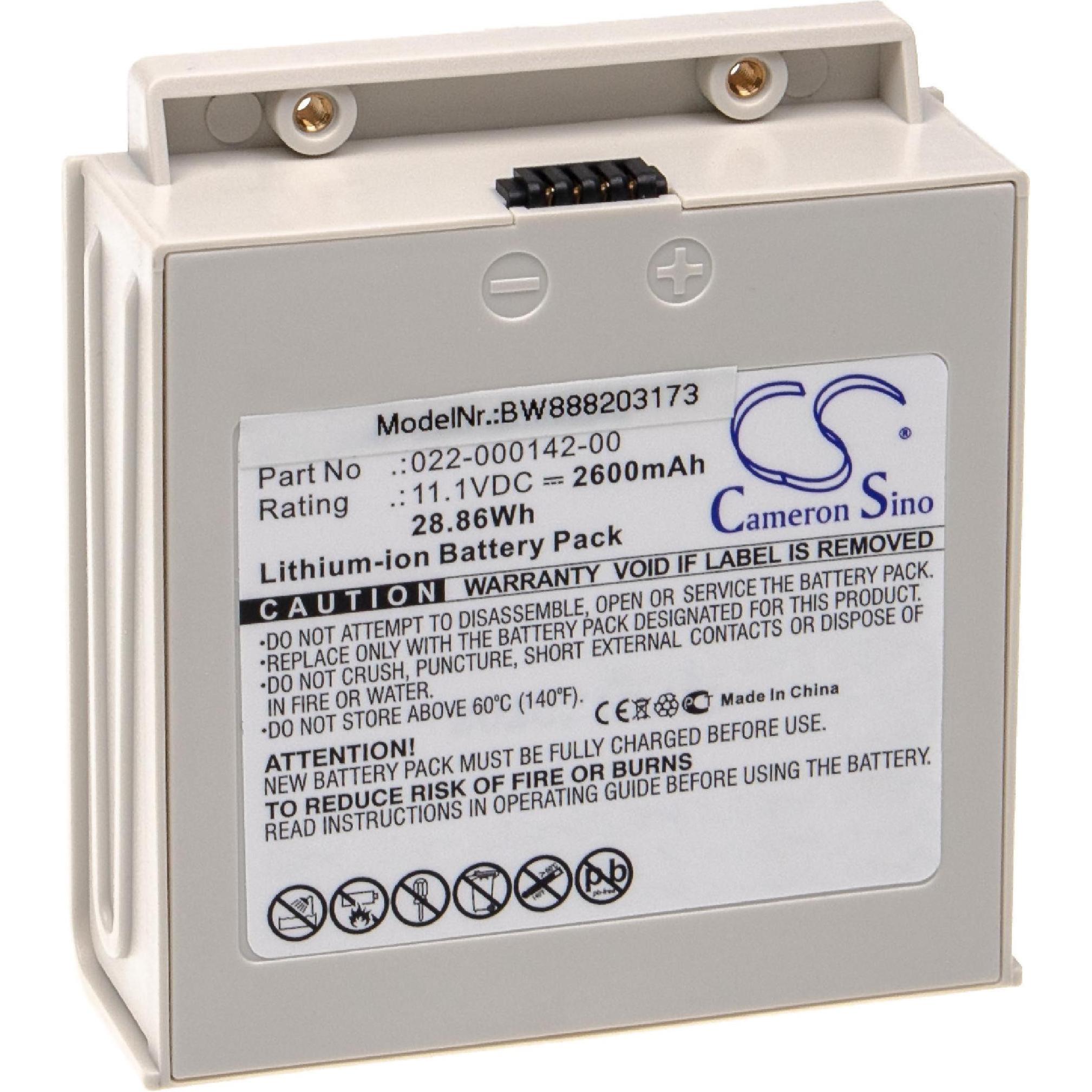 Thumbnail - XCell Medizintechnik-Akku als Ersatz für Comen 022-000142-00 - 2600mAh, 11,1V, Li-Ion (1 Stk., 2600 mAh), Batterien + Ak...