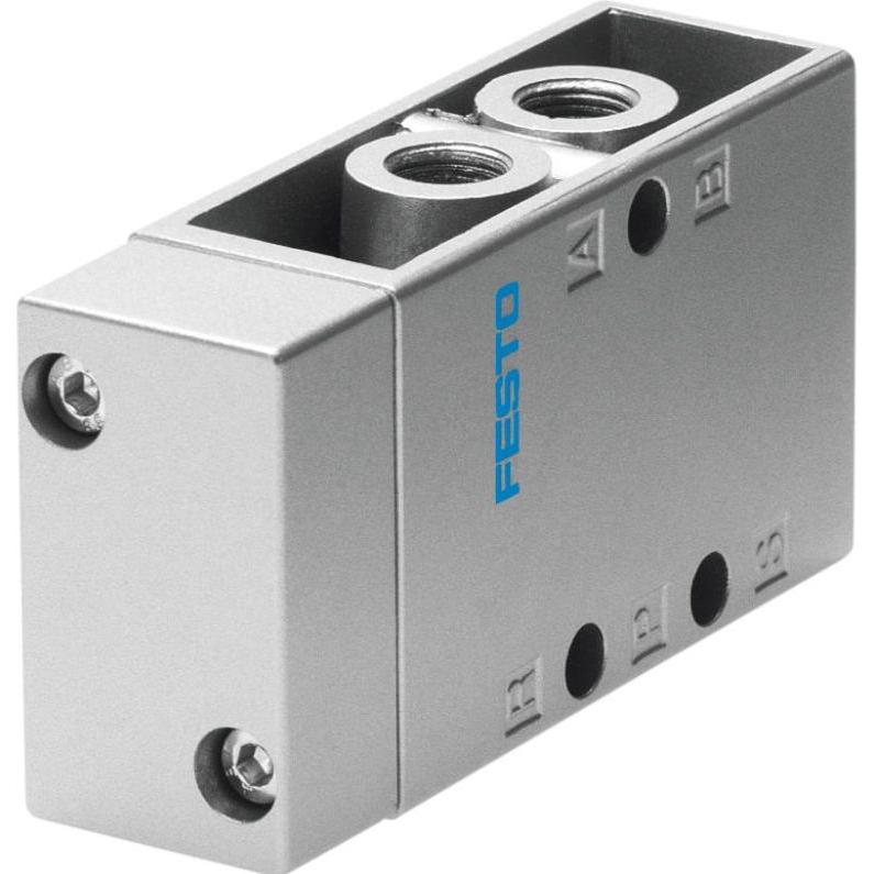 Festo 5/2 Single Solenoid Control Valve, G1/8", Accessori di elettronica + Alloggiamento