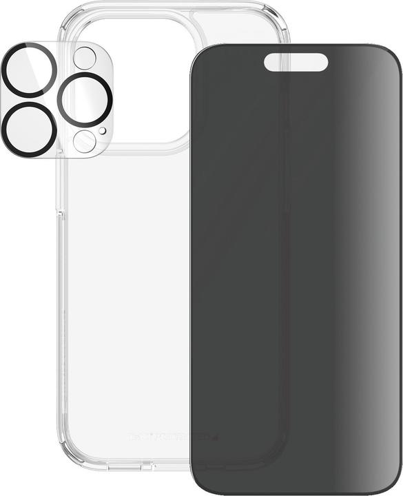 Productafbeelding PanzerGlass Privacy 3-in-1 pakket iPhone 2023 6.1 Pro (1 Pcs., Apple iPhone 15 Pro)