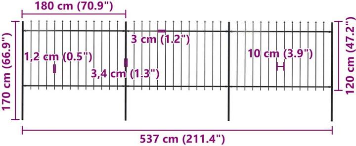 Immagine prodotto vidaXL Zaunpaneel