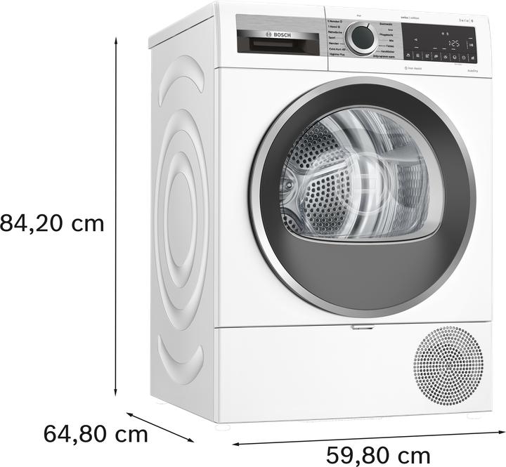 Produktbild Bosch Hausgeräte Serie 6 WQG233C1CH (8 kg, Rechts)
