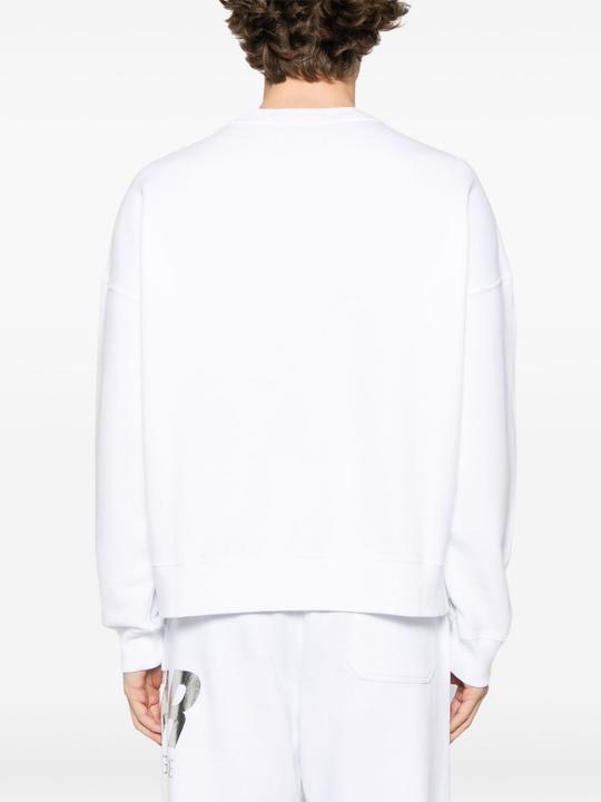 Actual product image Golden Goose cotton crewneck sweatshirt color white (M)