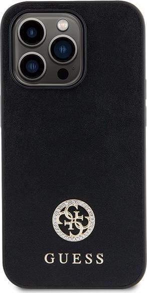 Produktbild Guess GUHCP13XPS4DGPK iPhone 13 Pro Max 6.7" czarny/black hardcase Strass Metal Logo (Apple iPhone 13 Pro Max)