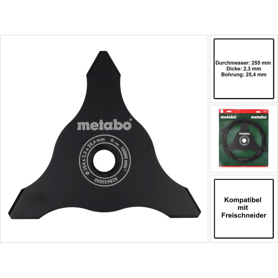 Thumbnail - Metabo, Zubehör Gartenmaschinen, Dickichtmesser (Rasentrimmer, Rasenmäher Messer + Ersatzmesser Gartenmaschinen)