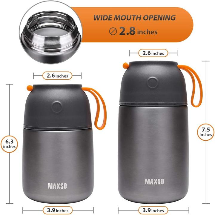 Produktbild Maxso Thermobehälter-Set (500ml & 700ml)