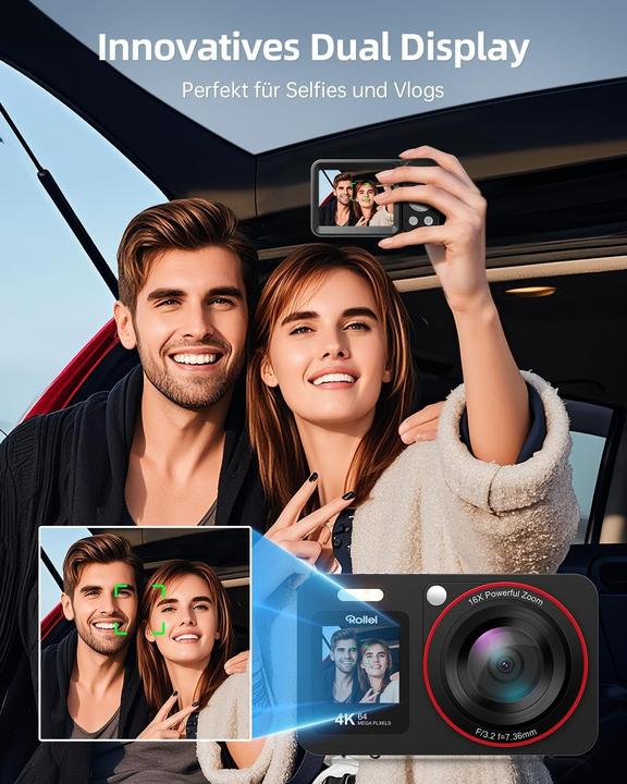 Actual product image Rollei Compactline Dual Screen (7.3 mm, 64 Mpx)