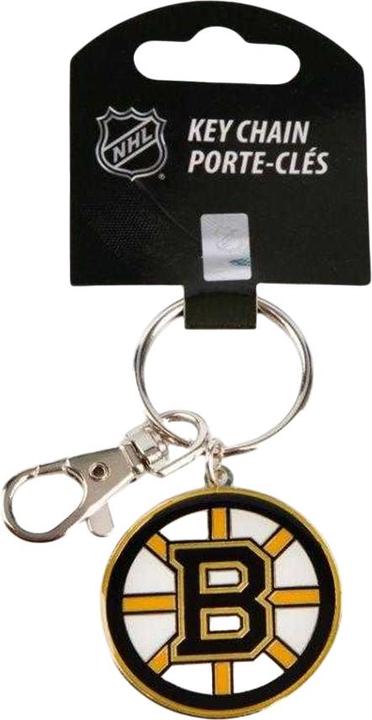 Actual product image Inglasco Boston Bruins NHL Logo Keyring