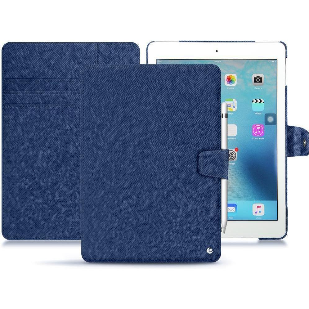 Noreve Lederschutzhülle Wallet (iPad 9.7), Tablet Hülle, Blau