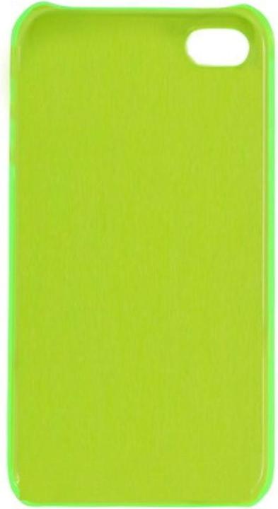König Design Schutzhülle Hard Case Hülle für Handy iPhone 4 & 4S leuchtgrün (Apple iPhone 4, LG G4s)