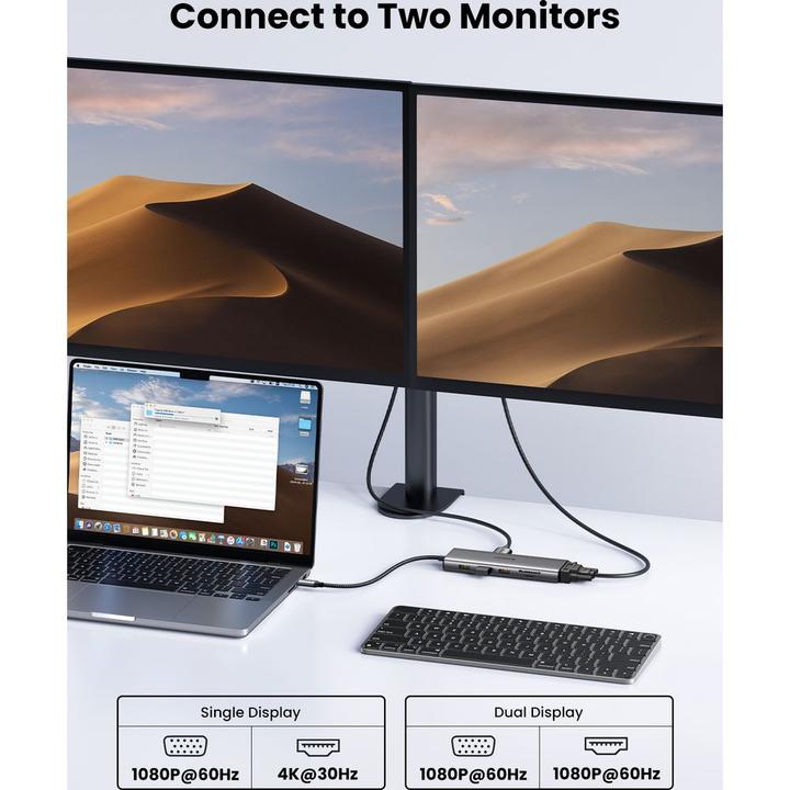 Actual product image Ugreen 45520 (USB-C, 11 Ports)