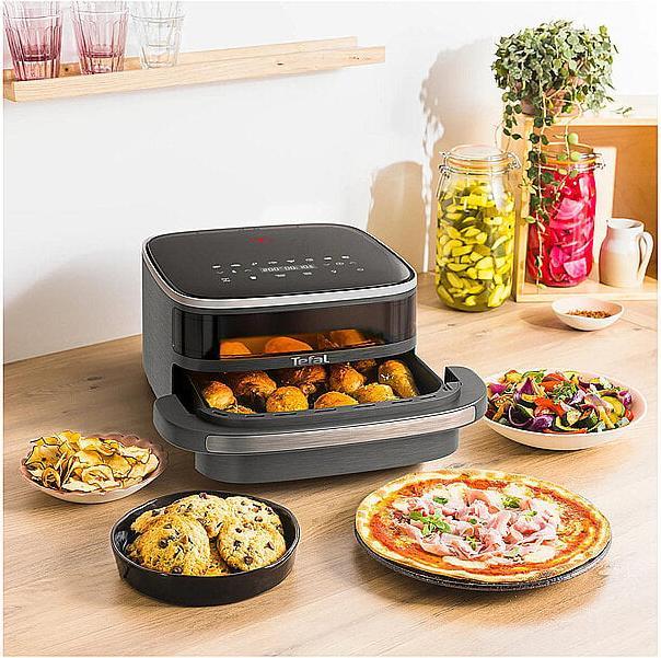 Actual product image Tefal Easy Fry XL Surface (incl. pizza knife) Hot air fryer (FW402H), black/grey
