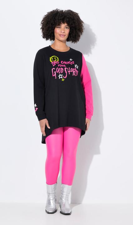 Produktbild Angel of Style Long-Sweatshirt, Loose Fit, 1 Ärmel in Pink (46)