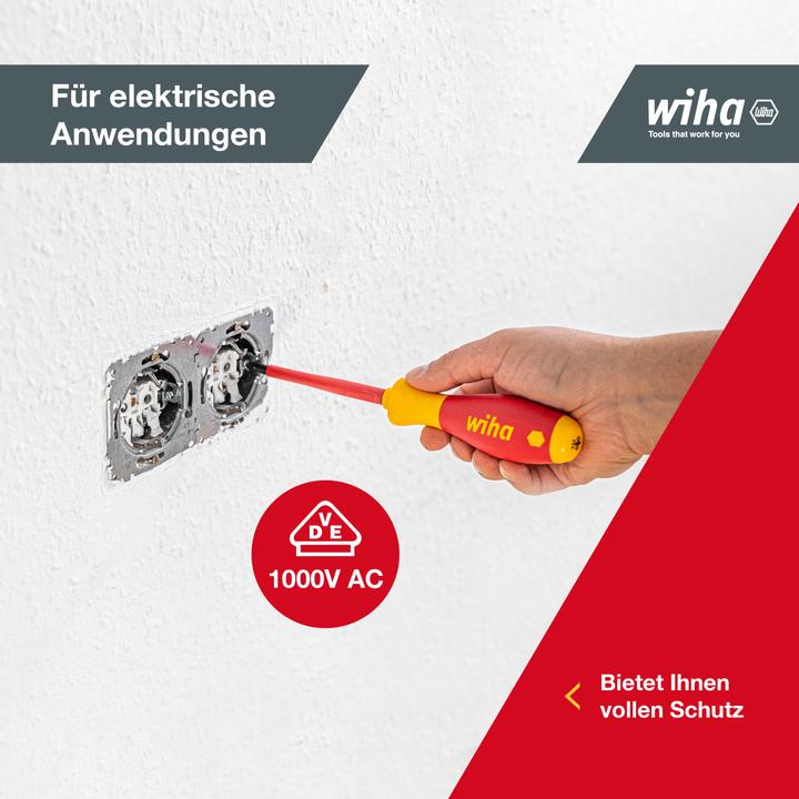 Actual product image Wiha Screwdriver set (Slotted screws, Phillipps cross recess (PH))