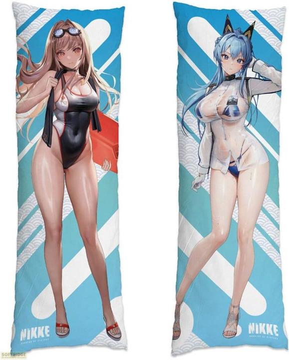 Actual product image Sakami Goddess of Victory: Nikke Dakimakura Kissenbezug Rapi & Helm