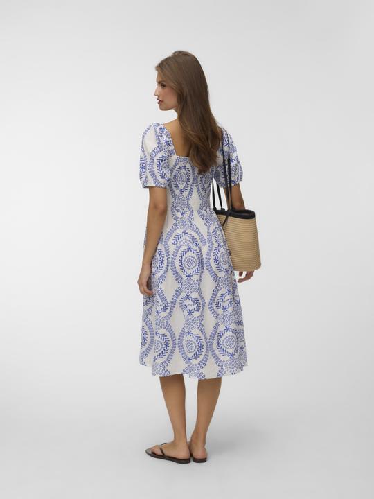 Image du produit Vero Moda VMROKAYA Midikleid Gesmoktes Kleid (M)
