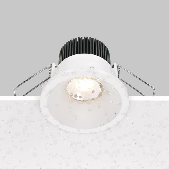 Immagine prodotto Maytoni Zoom LED downlight, luce da incasso 6W bianco IP65 90Ra Ø6mm bianco caldo (470 lm)