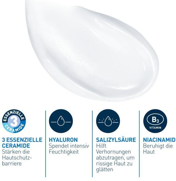 Produktbild CeraVe SA Regenerierende Fusscreme (Fusscrème & Fussgel, 88 ml)