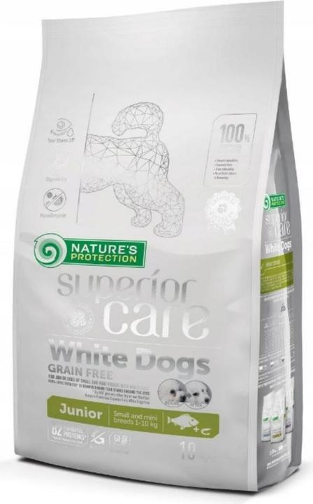 Natures Protection S PROTECTION Superior Care White Dogs Grain Free Junior Small Białoryba - dry food for puppie (Junior, 10000 g)
