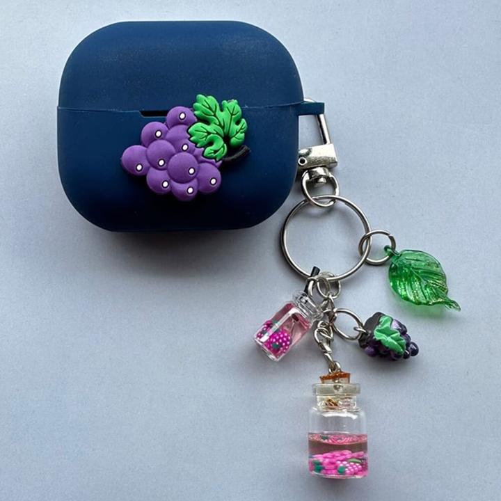 Cover-Discount Galaxy Buds3 / Buds3 Pro - Silikon Schutzhülle 3D mit Anhänger (Kopfhörer Hülle)