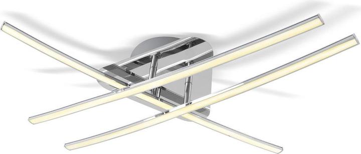 Produktbild B.K.Licht LED Deckenleuchte, chrom, 1xLED/24W (2400 lm)