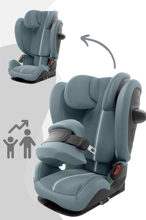 Actual product image Cybex PALLAS G3 I-SIZE PLUS Stormy Blue | light blue (Child seat)