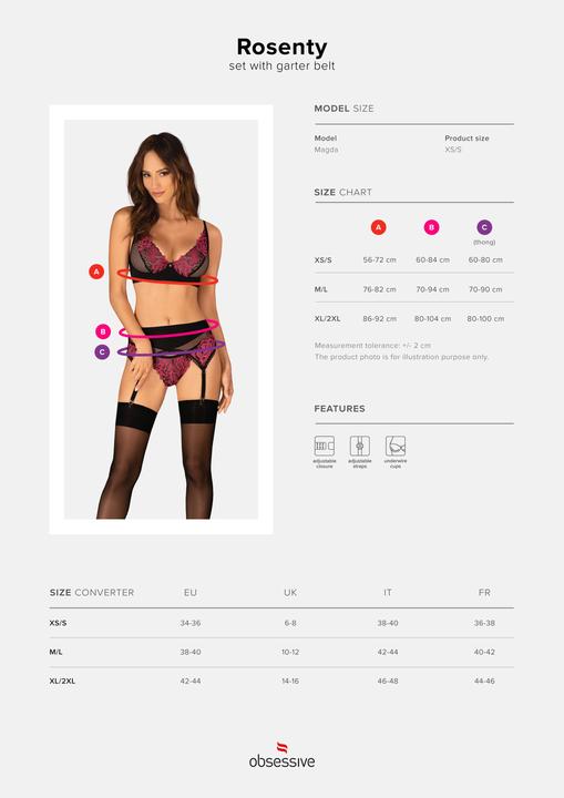 Productafbeelding Obsessive Set Rosenty (M, L)